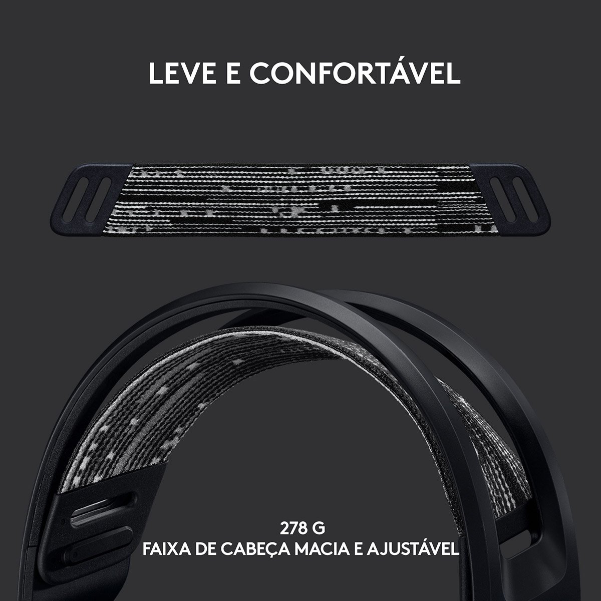 Headset Logitech G733 Lightspeed Wireless RGB Gaming Preto - Image 2