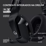 Headset Logitech G733 Lightspeed Wireless RGB Gaming Preto - Image 5