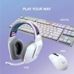 Headset Logitech G733 Lightspeed Wireless RGB Gaming Branco - Image 10