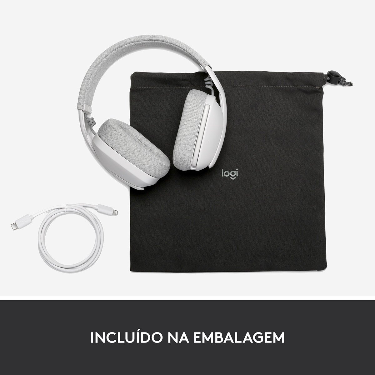 Headset Logitech Zone Vibe 100 Bluetooth Branco - Image 15