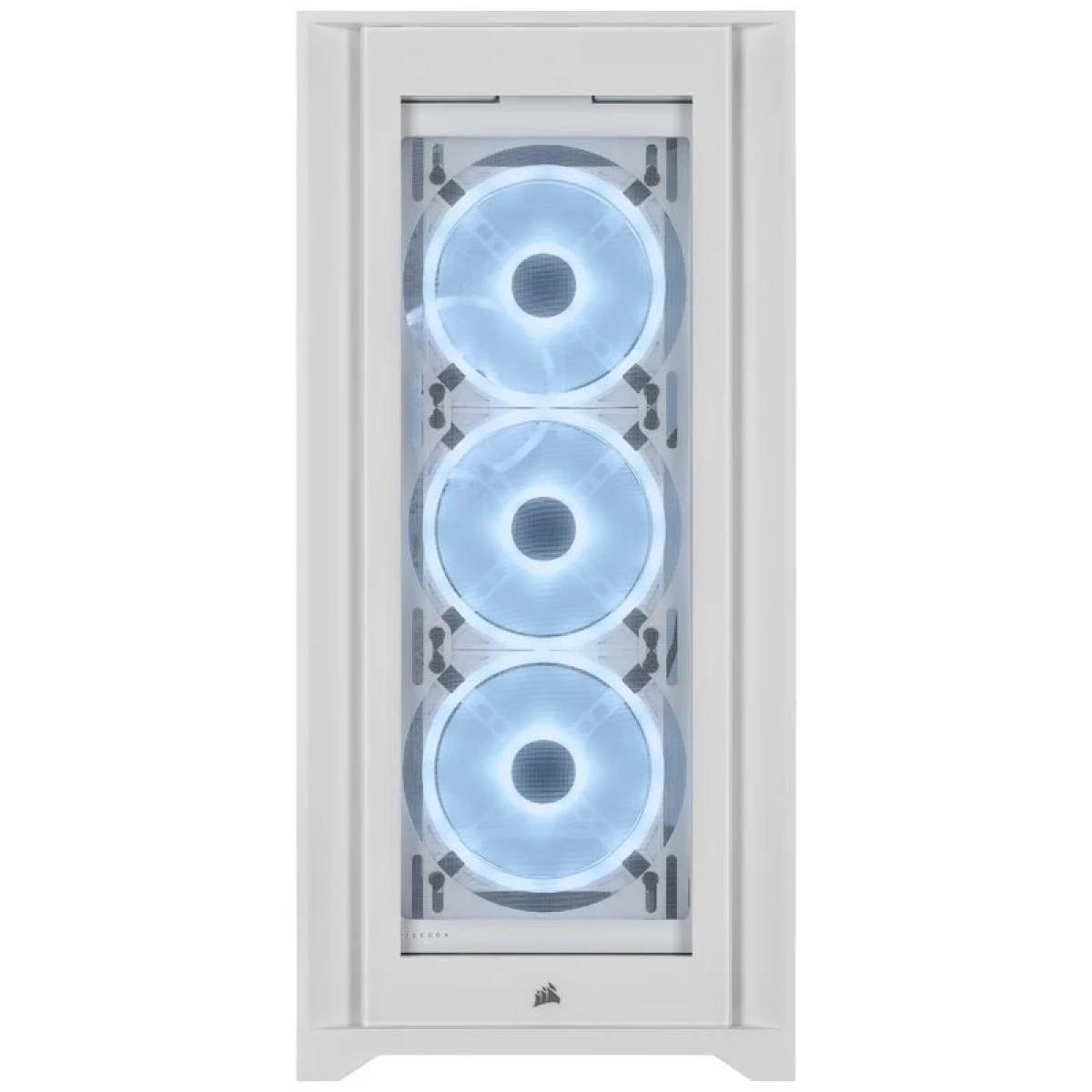 Caixa ATX Corsair iCUE 5000X Airflow RGB Smart Branco Vidro Temperado - Image 2