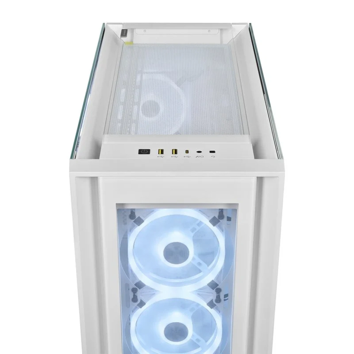 Caixa ATX Corsair iCUE 5000X Airflow RGB Smart Branco Vidro Temperado - Image 6