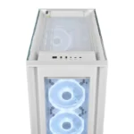 Caixa ATX Corsair iCUE 5000X Airflow RGB Smart Branco Vidro Temperado - Image 6