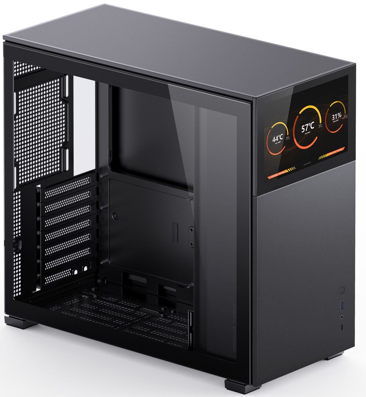 Caixa ATX Jonsbo D41 STD com Visor Vidro Temperado Preto - Image 4
