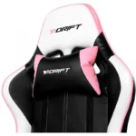 Cadeira Gaming DRIFT DR175 Preta/Branca/Rosa - Image 4