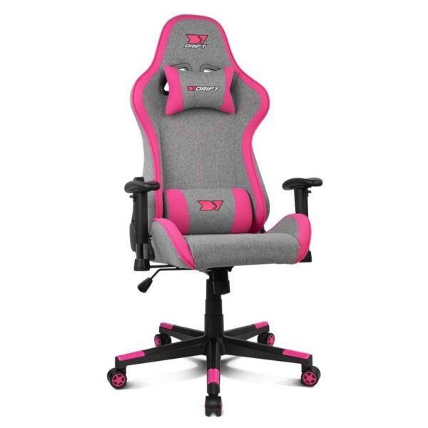 Cadeira Gaming Drift DR90 Pro Cinzenta/Rosa