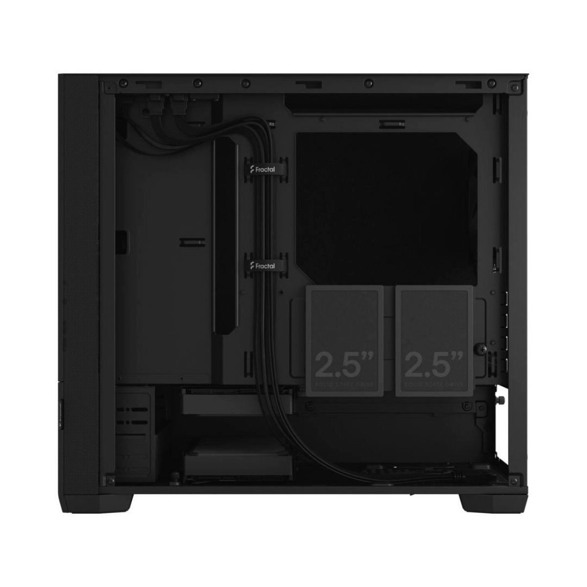 Caixa Micro-ATX Fractal Design Pop Mini Silent Black Solid - Image 7