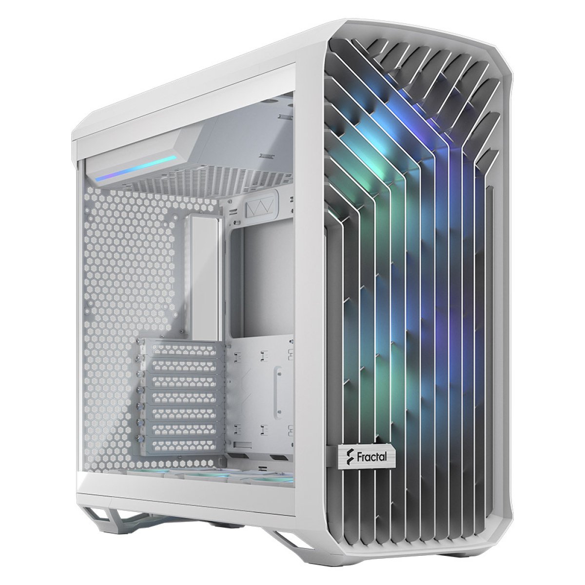Caixa E-ATX Fractal Design Torrent RGB Branca Tempered Glass Clear Tint - Image 1