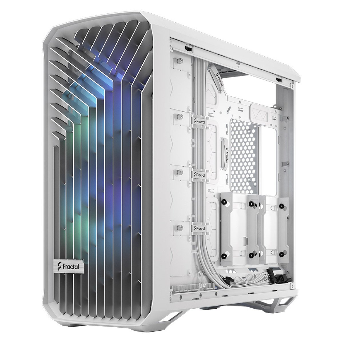 Caixa E-ATX Fractal Design Torrent RGB Branca Tempered Glass Clear Tint - Image 10