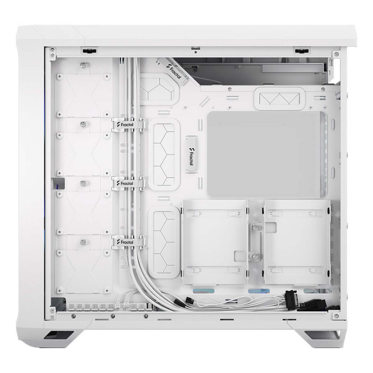 Caixa E-ATX Fractal Design Torrent RGB Branca Tempered Glass Clear Tint - Image 8