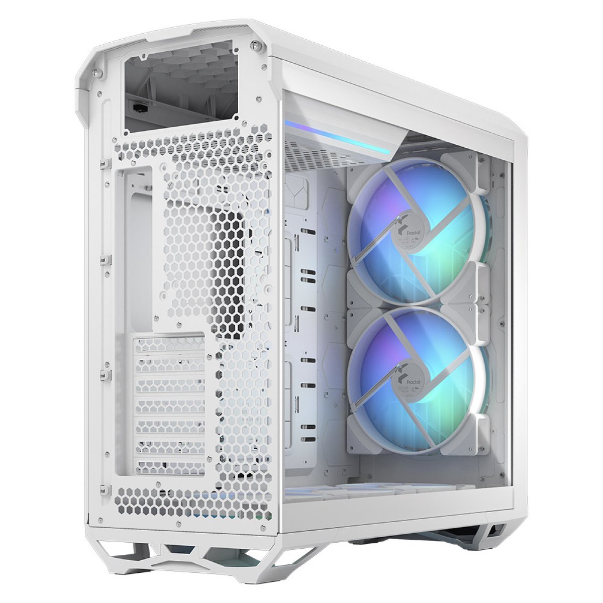 Caixa E-ATX Fractal Design Torrent RGB Branca Tempered Glass Clear Tint - Image 9