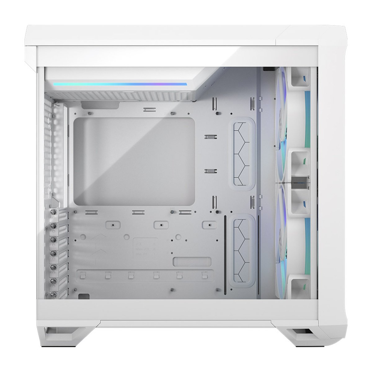 Caixa E-ATX Fractal Design Torrent Compact RGB Branca Tempered Glass Clear Tint - Image 5