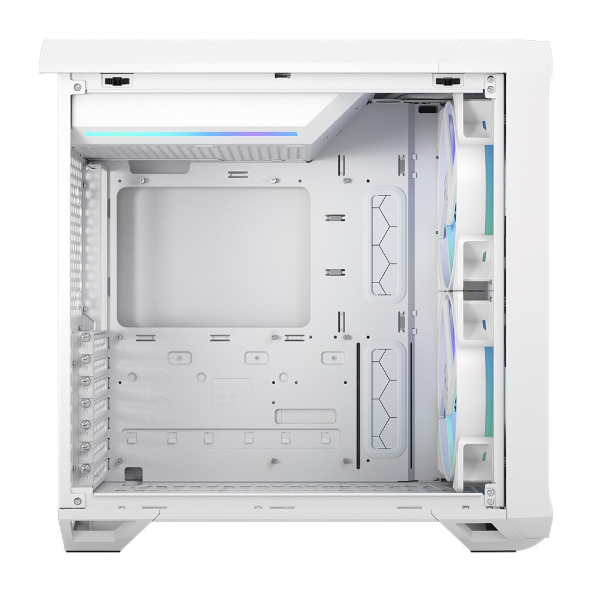 Caixa E-ATX Fractal Design Torrent Compact RGB Branca Tempered Glass Clear Tint - Image 7