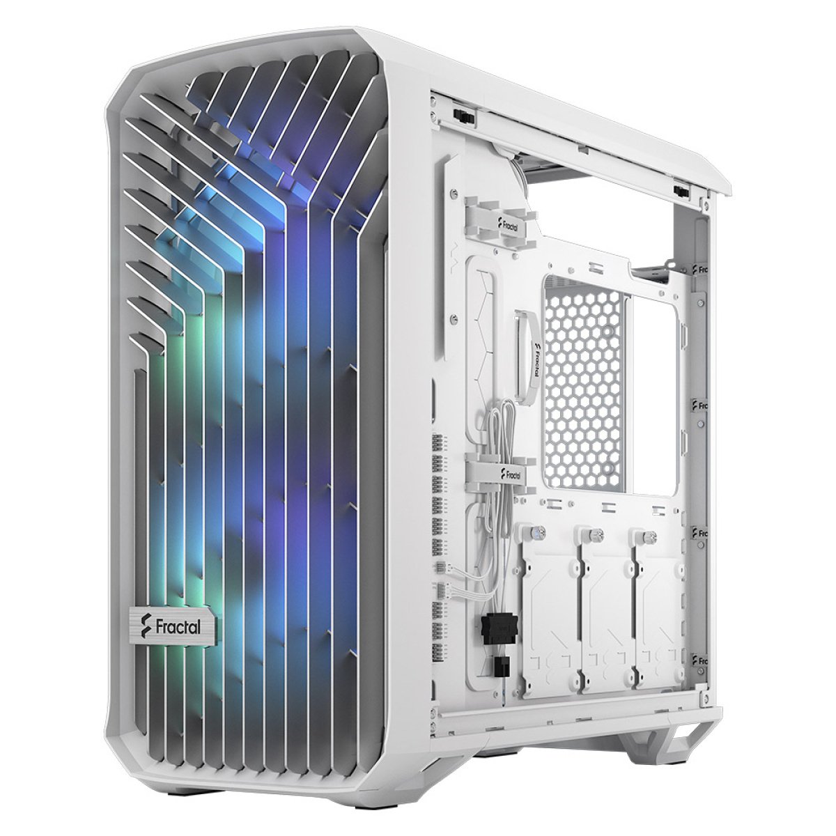 Caixa E-ATX Fractal Design Torrent Compact RGB Branca Tempered Glass Clear Tint - Image 9