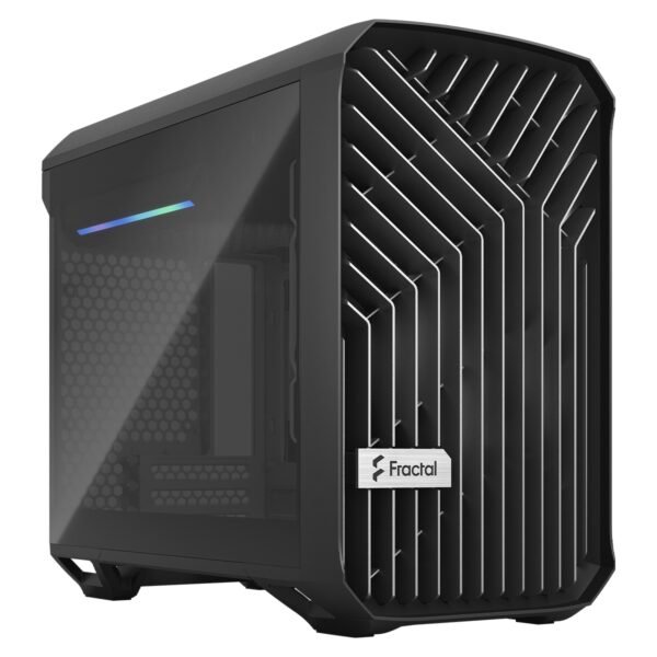 Caixa Mini-ITX Fractal Design Torrent Nano Preta Tempered Glass Dark Tint