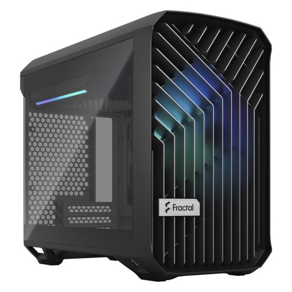 Caixa Mini-ITX Fractal Design Torrent Nano RGB Preta Tempered Glass Light Tint