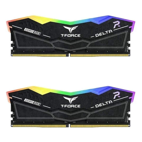 Memória RAM Team Group Delta RGB 32GB (2x16GB) DDR5 7000MHz CL34 Preta
