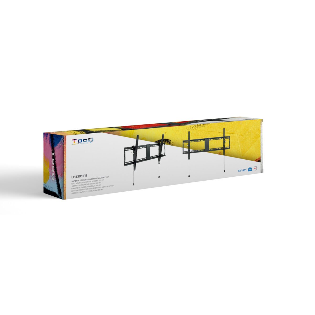 Suporte de Parede Tooq Tilt 43" a 90" 49mm Max. 70kg Preto - Image 10