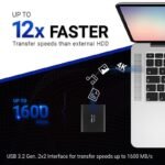Disco Externo PNY EliteX-PRO CS2260 SSD 1TB USB Tipo C 3.2 Gen 2x2 - Image 6