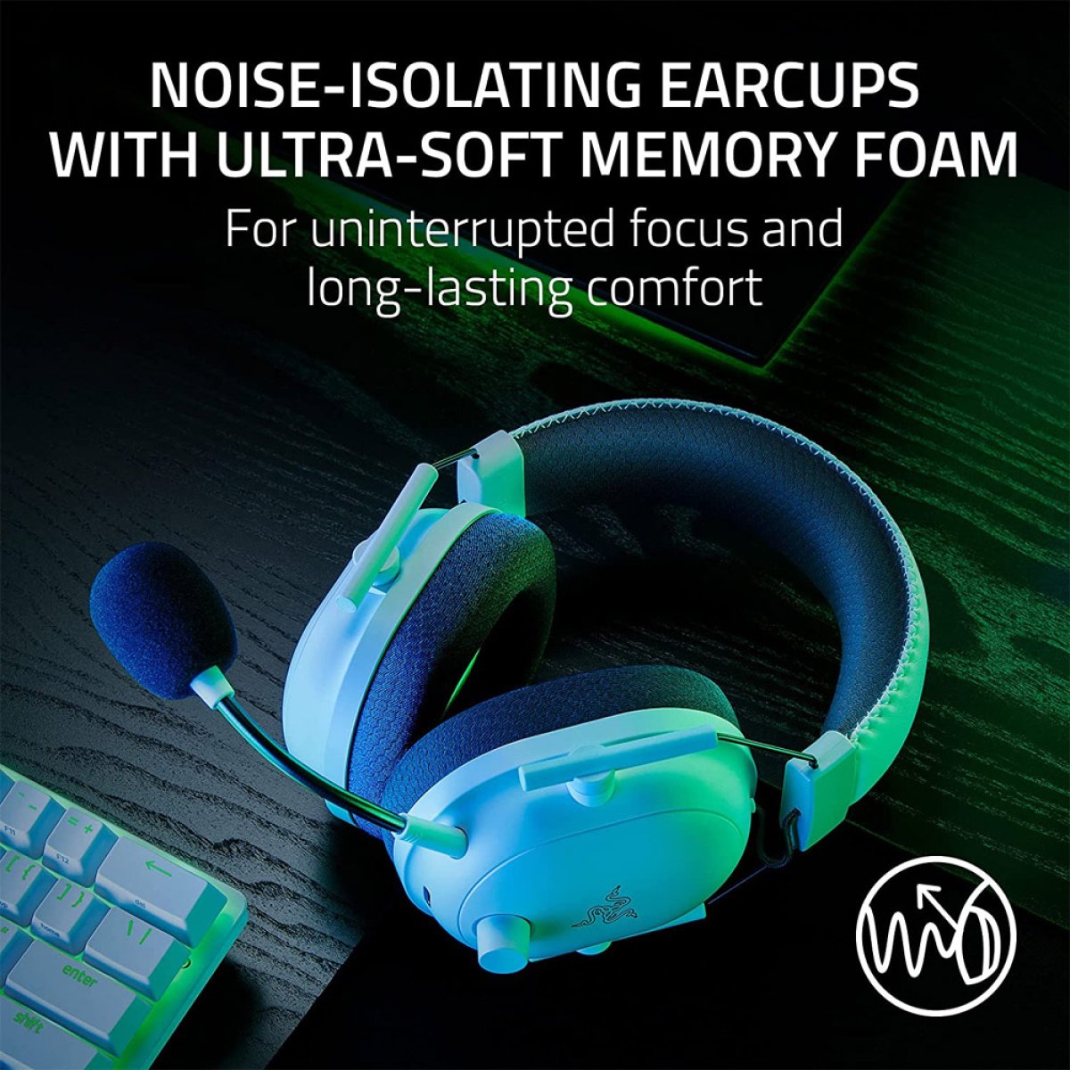 Headset Razer BlackShark V2 Pro (2023) Wireless/Bluetooth Branco - Image 2