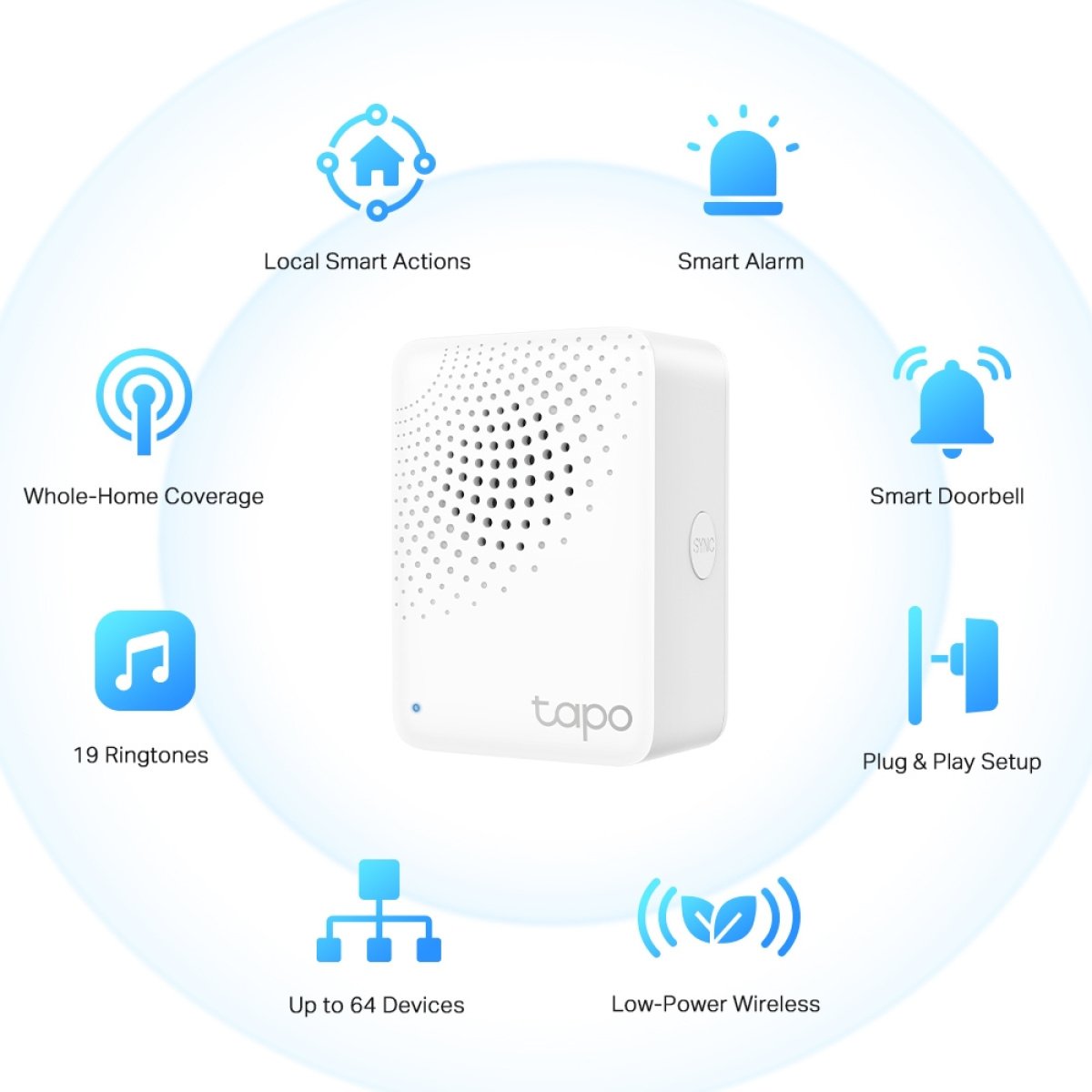 Hub Inteligente TP-Link Tapo H100 Com Alarmística - Image 2
