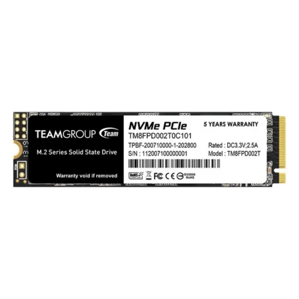 Disco SSD Team Group MP33 PRO 2TB M.2 PCIe Gen3 x4 2400R/2100W