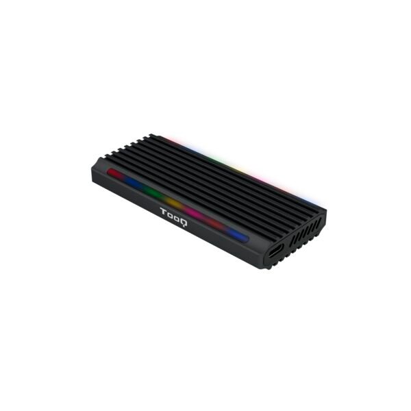 Caixa Externa SSD Tooq M.2 NGFF/NVMe SSD - USB 3.1 Gen 2 USB-C RGB
