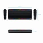 Caixa Externa SSD Tooq M.2 NGFF/NVMe SSD - USB 3.1 Gen 2 USB-C RGB - Image 4