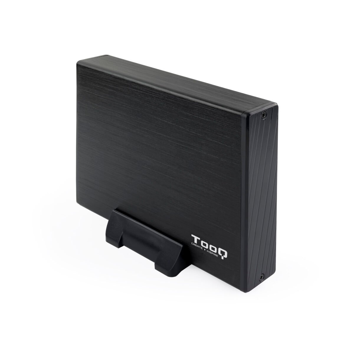 Caixa Externa HDD Tooq 3.5" SATA - USB 3.0 Alumínio Preto - Image 1