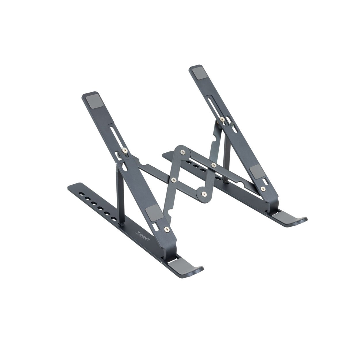 Suporte Elevatório Tooq para Portáteis Regulável Cinzento - Image 1