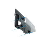 Suporte de parede Universal Tooq para Router / Mini-PC Preto - Image 3
