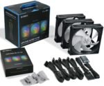 Ventoinha Lian Li UNI AL120 V2 RGB PWM Preto 120mm (Pack 3) - Image 4