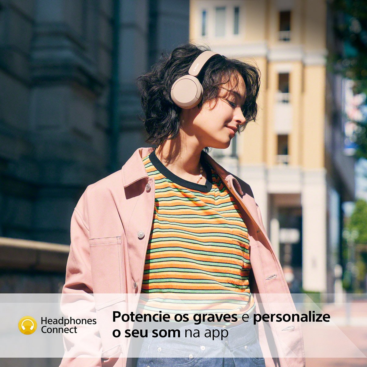 Headphones Sony WH-CH520 Bluetooth Beges - Image 10