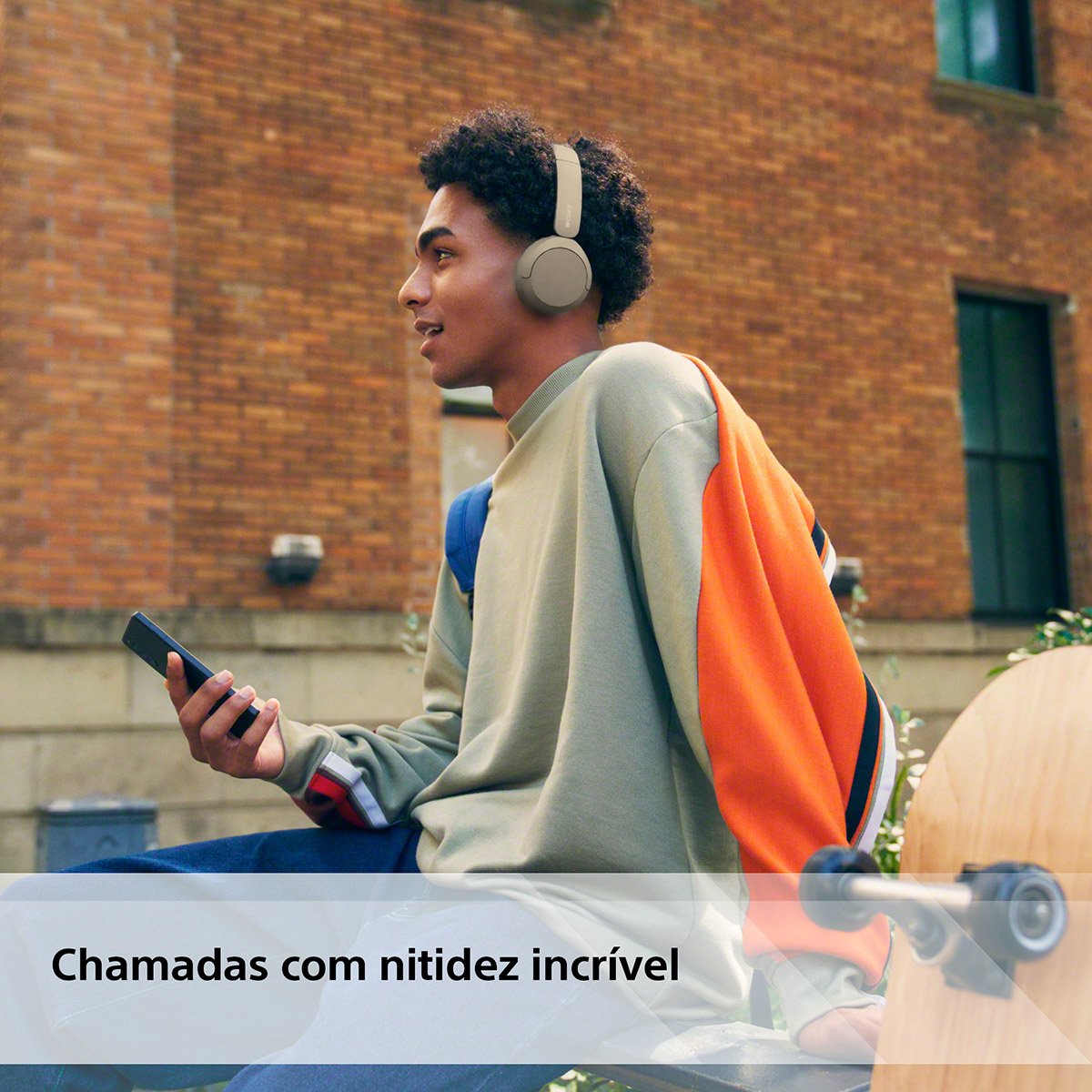Headphones Sony WH-CH520 Bluetooth Beges - Image 8