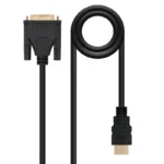 NANOCABLE - CABO DVI A HDMI DVI18+1/M - HDMI A/M PRETO 1.8M