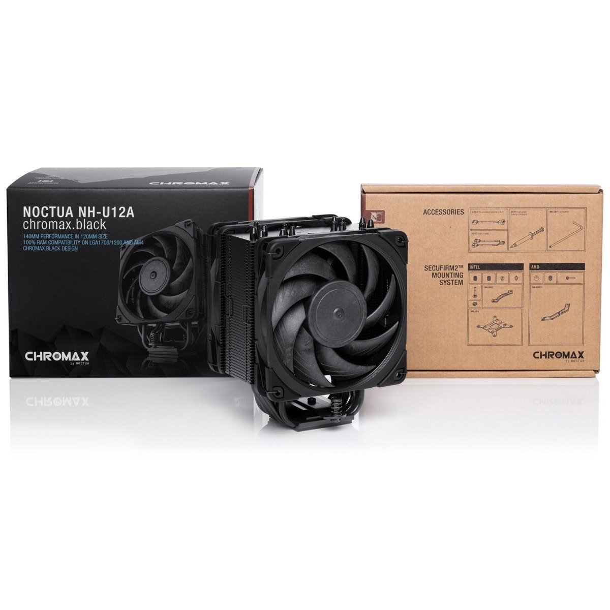Cooler CPU Noctua NH-U12A Chromax Black - Image 2