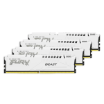 Memoria Ram Pack 4x 32GB (128GB) DDR5 Kingston CL40 5200MT/s 2Rx8 Fury Beast White