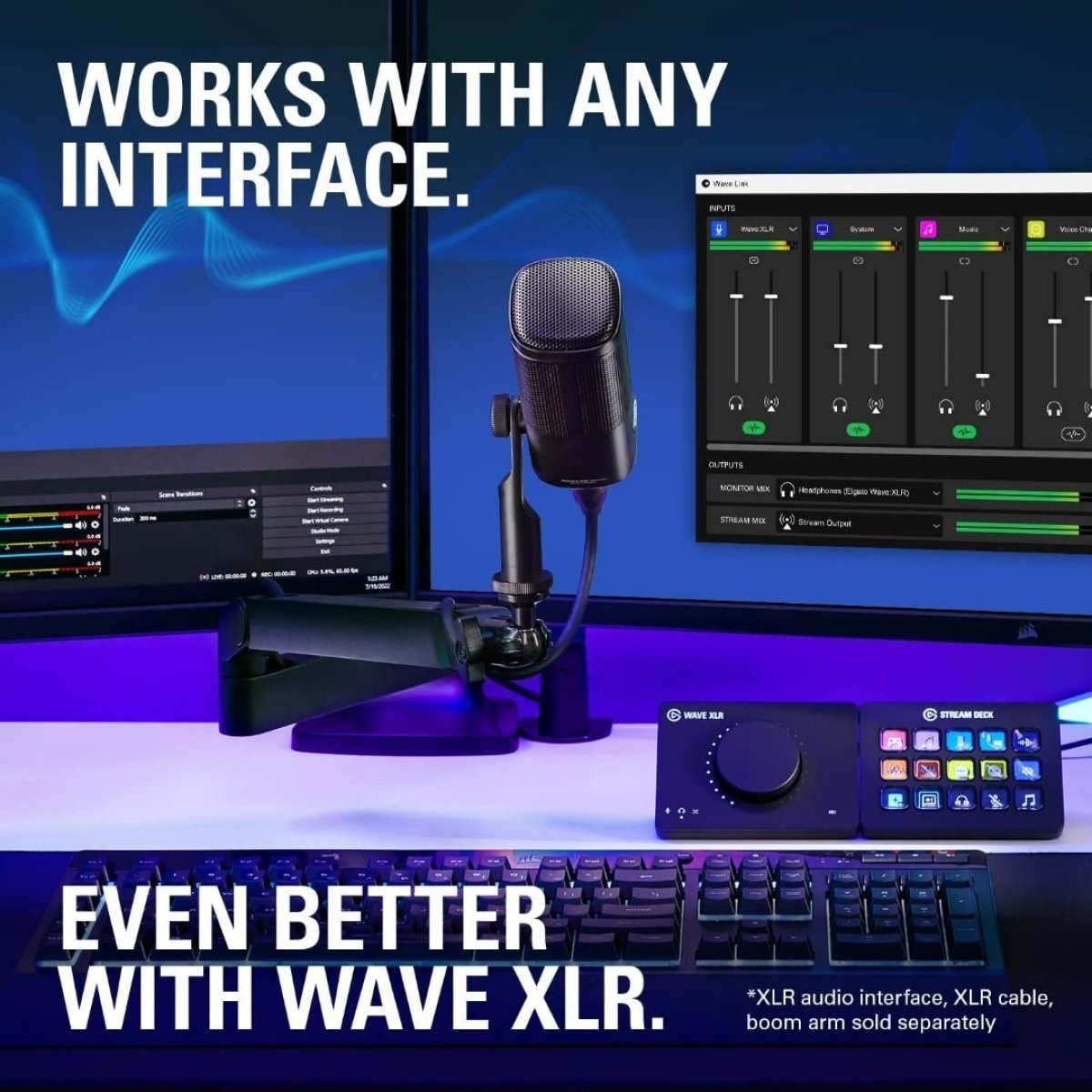 Microfone Elgato Wave DX Dynamic XLR Preto - Image 3