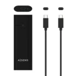Caixa Externa Aisens para SSD M.2 NVMe USB 3.1 Gen2 Preta - Image 3