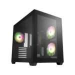 Caixa ATX FSP Cmt380 3 ARGB Fan Black