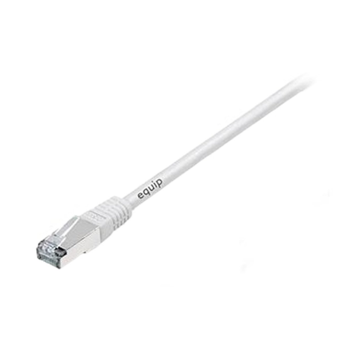 Cabo de Rede RJ45 Equip Cat.7 S/FTP Branco 1m - Image 1
