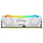 Memória RAM Kingston Fury Renegade RGB White (Intel XMP) 16GB (1x16GB) DDR5-6000MHz 1R CL32 Branca