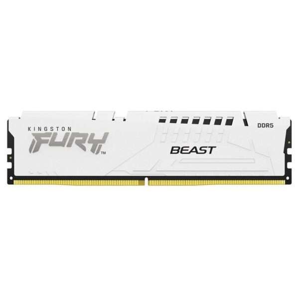 Memória RAM Kingston Fury Beast White 16GB (1x16GB) DDR5 5600MHz CL40 Branca