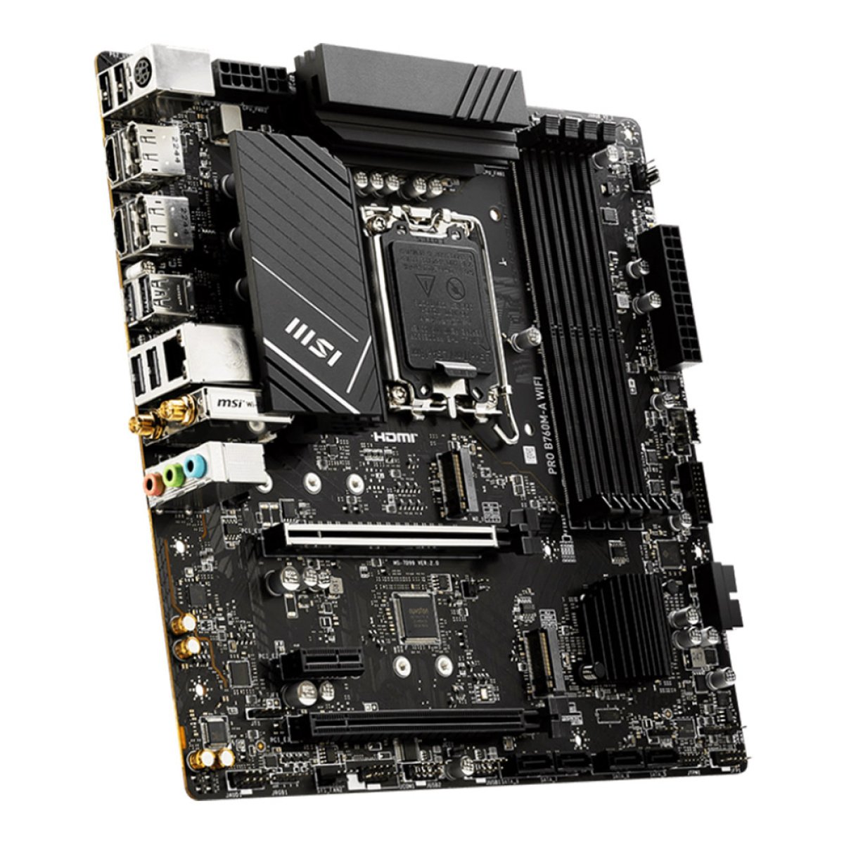 Motherboard Micro-ATX MSI Pro B760M-A WiFi DDR5 LGA 1700 - Image 3