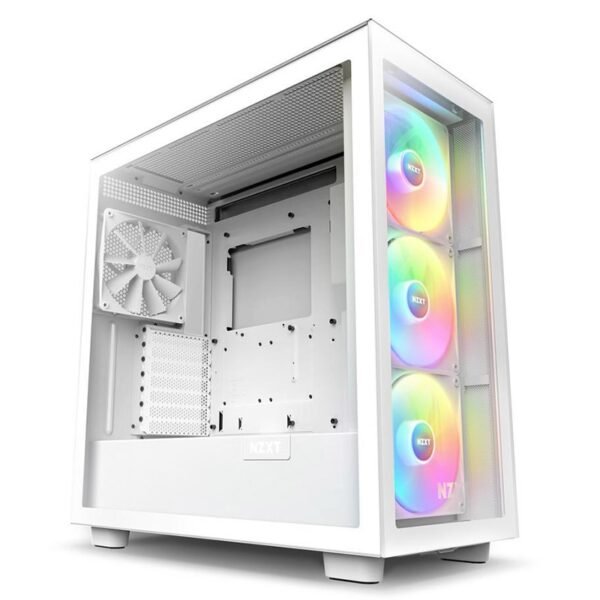 Caixa ATX NZXT H7 Elite RGB Vidro Temperado Branca
