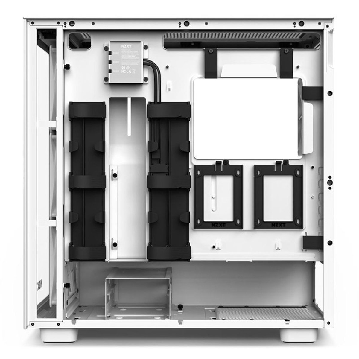 Caixa ATX NZXT H7 Elite RGB Vidro Temperado Branca - Image 5