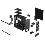 Caixa E-ATX Fractal Design Pop XL Silent Vidro Temperado Preta - Image 7