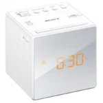 Rádio Despertador Sony ICF-C1 c/ Sintonização Digital Branco