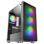Caixa ATX Mars Gaming MC-F ARGB Vidro Temperado Preta