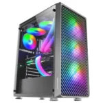 Caixa ATX Mars Gaming MC-F ARGB Vidro Temperado Preta - Image 2